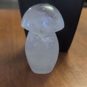 Clear Quartz Mushroom Carving